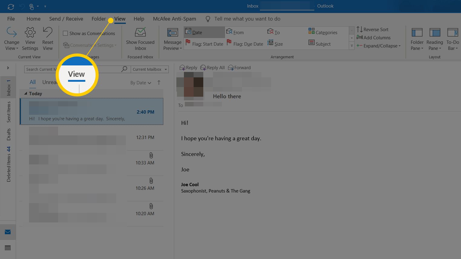 Outlook Comment Afficher Les Mails Group Par Conversation